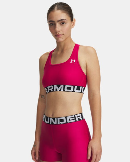 HeatGear Armour Mid Branded Women's Sports Bra