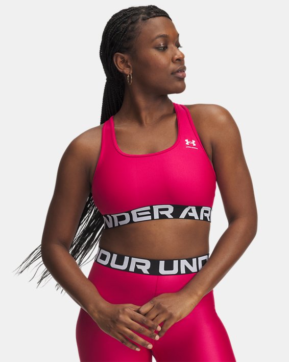 HeatGear Armour Mid Branded Women's Sports Bra