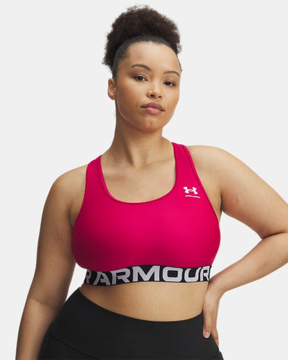 HeatGear Armour Mid Branded Women's Sports Bra