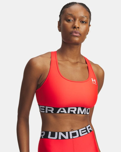 HeatGear Armour Mid Branded Women's Sports Bra