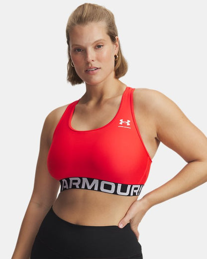 HeatGear Armour Mid Branded Women's Sports Bra