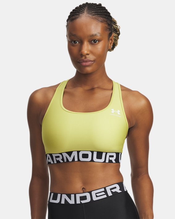HeatGear Armour Mid Branded Women's Sports Bra
