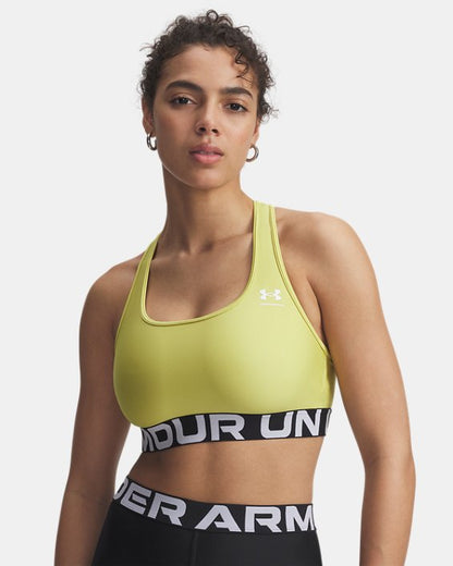HeatGear Armour Mid Branded Women's Sports Bra