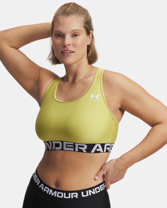 HeatGear Armour Mid Branded Women's Sports Bra