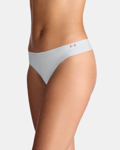 UA Pure Stretch Women's 3 Pack No Show Thong
