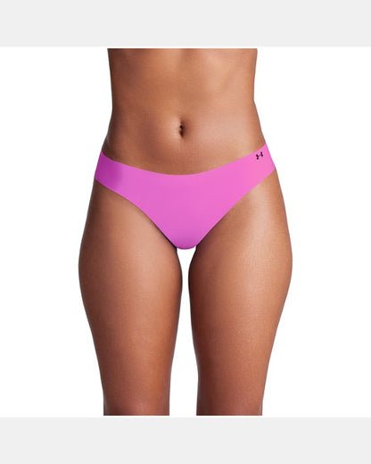 UA Pure Stretch Women's 3 Pack No Show Thong