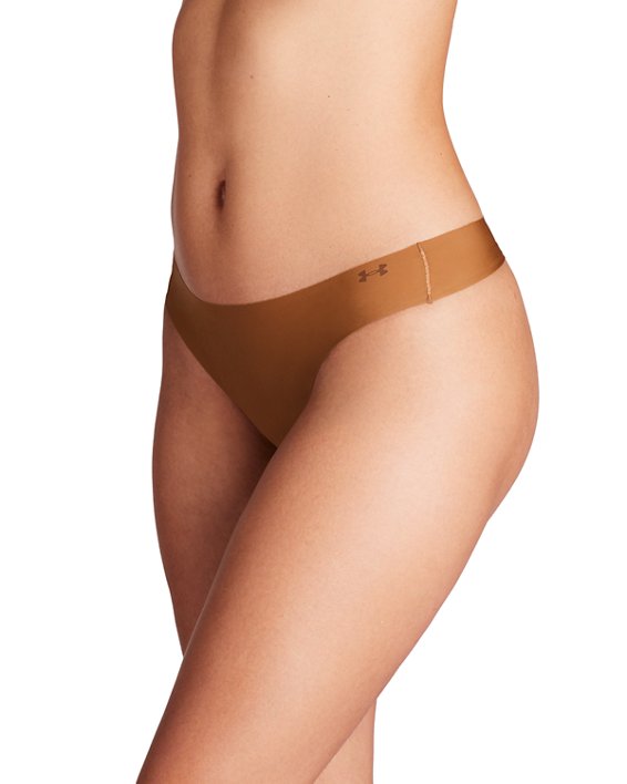 UA Pure Stretch Women's 3 Pack No Show Thong