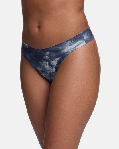 UA Pure Stretch Printed Women's 3 Pack No Show Thong