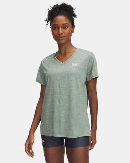 UA Tech Twist Women's V Neck Short Sleeve