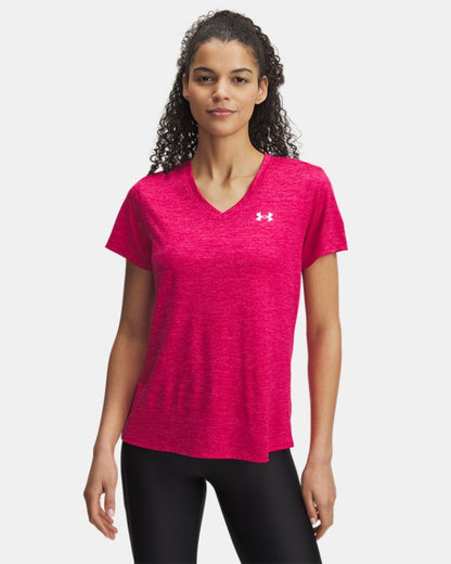 UA Tech Twist Women's V Neck Short Sleeve