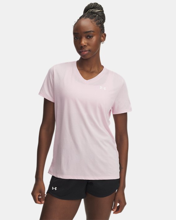 UA Tech Women's V Neck Short Sleeve