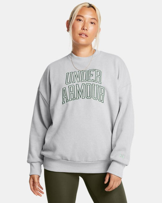 UA Icon Heavyweight Terry Women's Oversized Crew