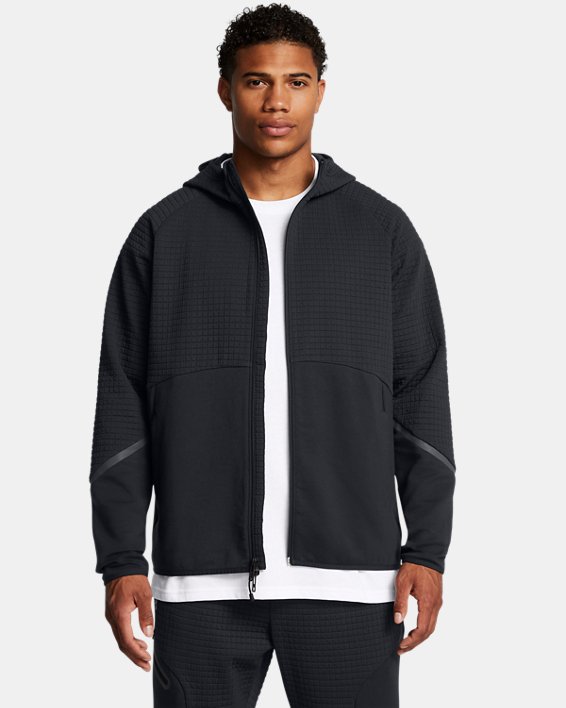 UA Unstoppable Fleece Grid Men's Full Zip
