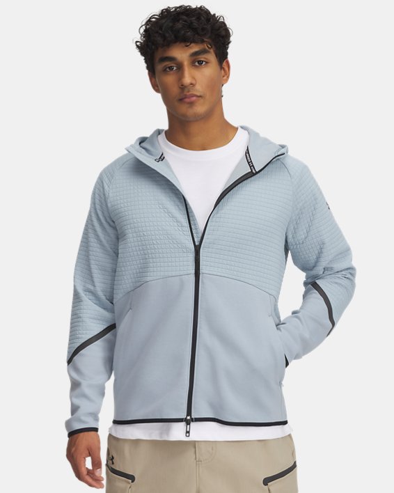 UA Unstoppable Fleece Grid Men's Full Zip