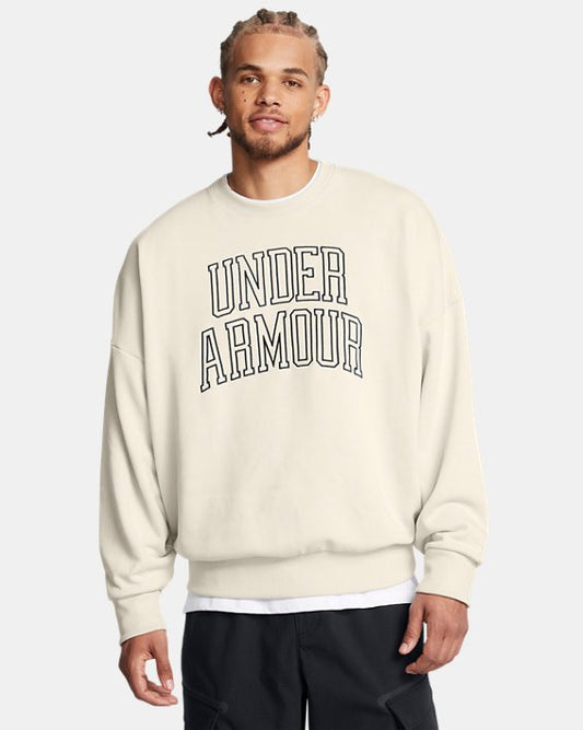UA Icon Heavyweight Terry Men's Oversized Crew