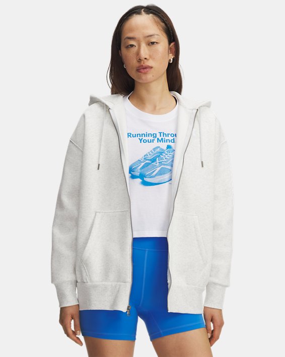 UA Icon Fleece Women's Oversized Full Zip