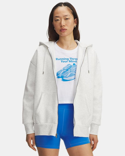 UA Icon Fleece Women's Oversized Full Zip