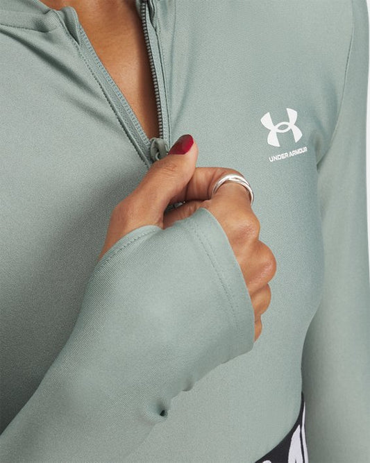 HeatGear Rib Women's 1/4 Zip Long Sleeve