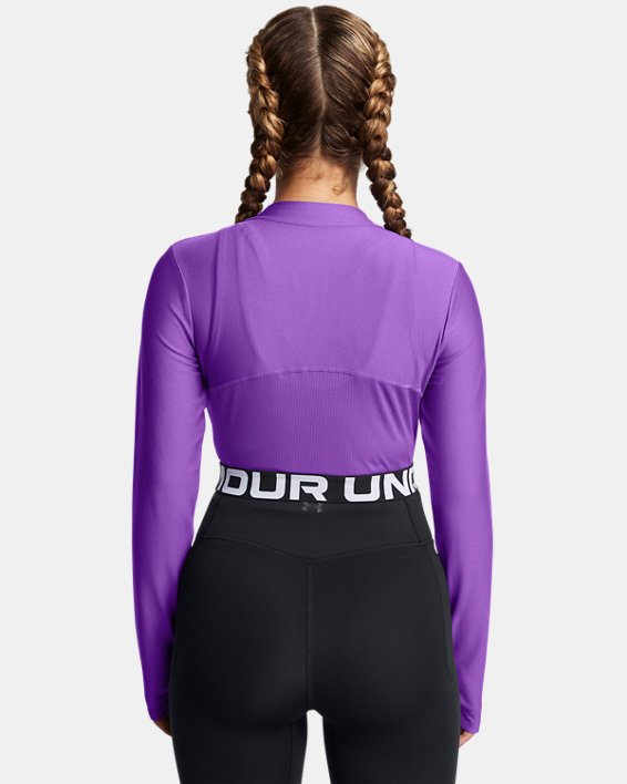 HeatGear Rib Women's 1/4 Zip Long Sleeve