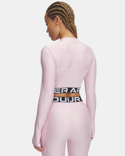 HeatGear Rib Women's 1/4 Zip Long Sleeve