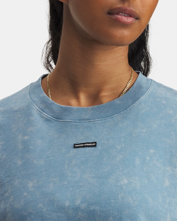 UA Wash Logo Women's Boxy Crop Short Sleeve