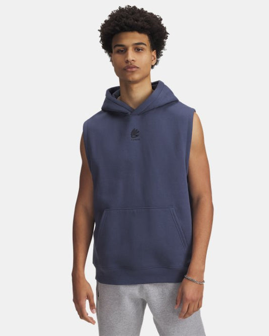 Curry Splash Men's Sleeveless Hoodie