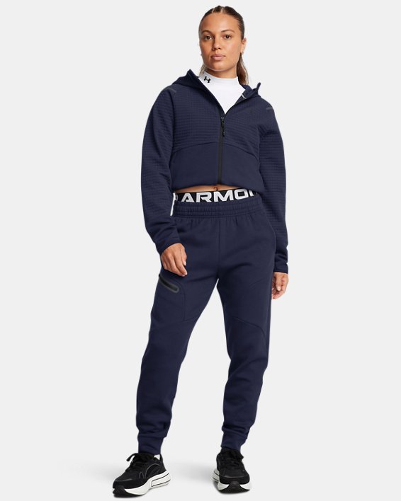 UA Unstoppable Fleece Grid Women's Full Zip