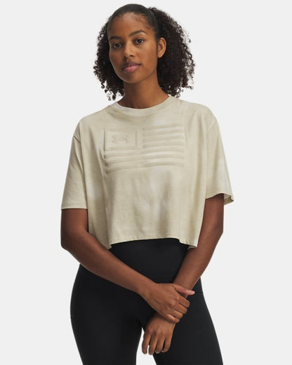 UA Freedom Women's Crop Short Sleeve