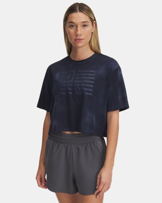UA Freedom Women's Crop Short Sleeve