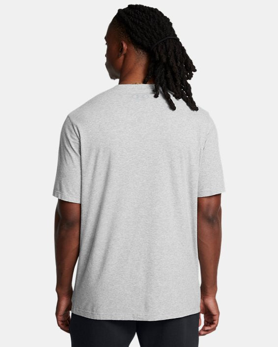 UA Icon Charged Cotton Men's V neck Short Sleeve