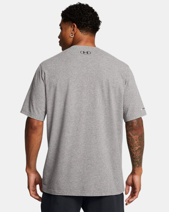 UA Icon Charged Cotton Men's V neck Short Sleeve