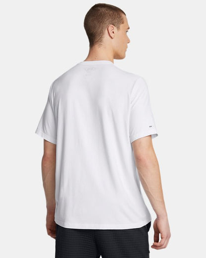 UA Icon Charged Cotton Men's V neck Short Sleeve