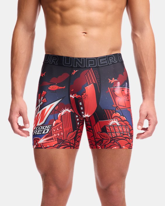 UA Performance Tech Mesh Graphic x Mountain Dew Men's Boxerjock