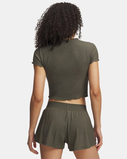 UA Courtside Crinkle Women's Short Sleeve