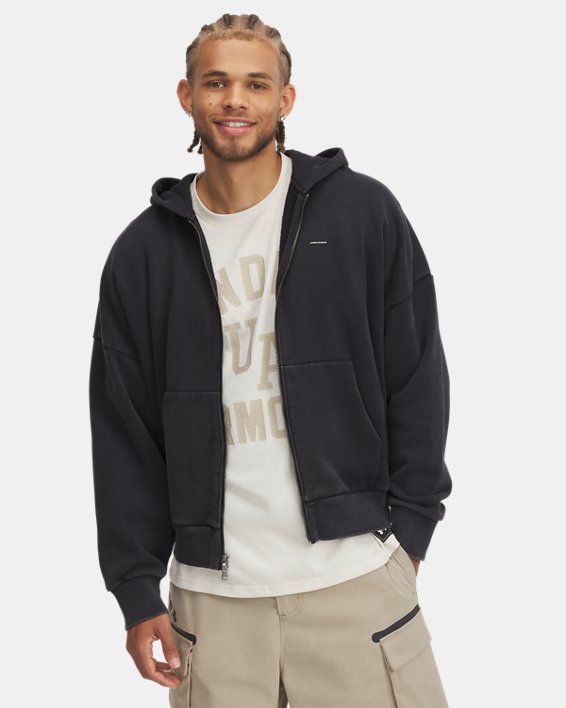 UA Icon Heavyweight Fleece Wash Men's Full Zip