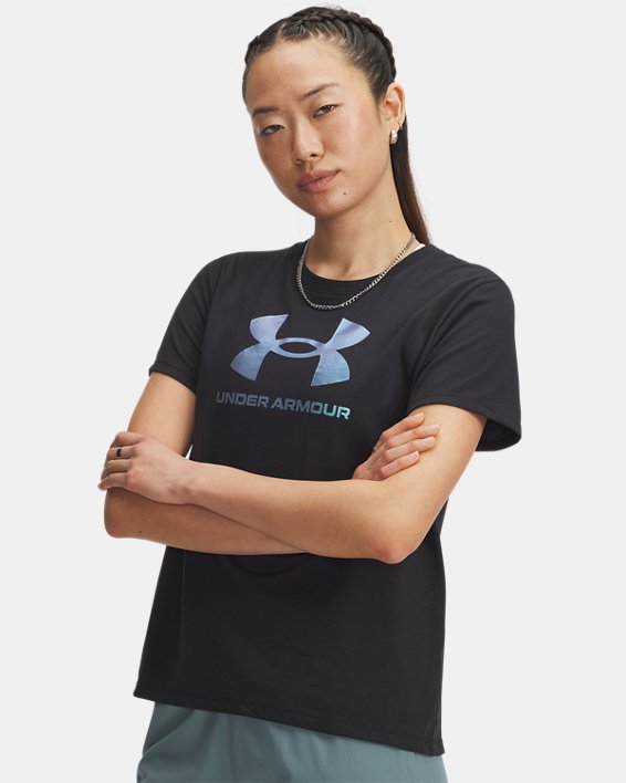 UA Rival Shimmer Women's Short Sleeve