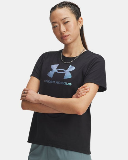 UA Rival Shimmer Women's Short Sleeve