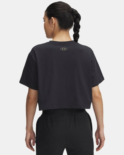 UA Outdoor Graphic Women's Crop Short Sleeve