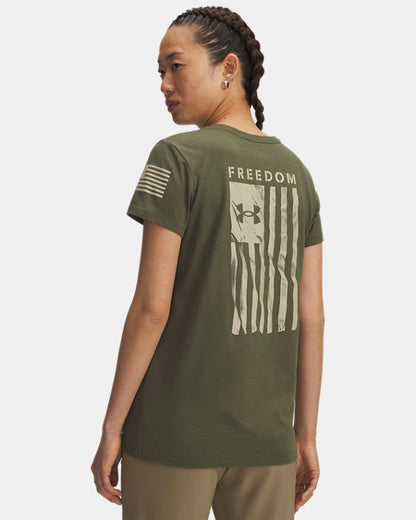 UA Freedom Flag Women's T Shirt
