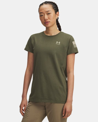 UA Freedom Flag Women's T Shirt