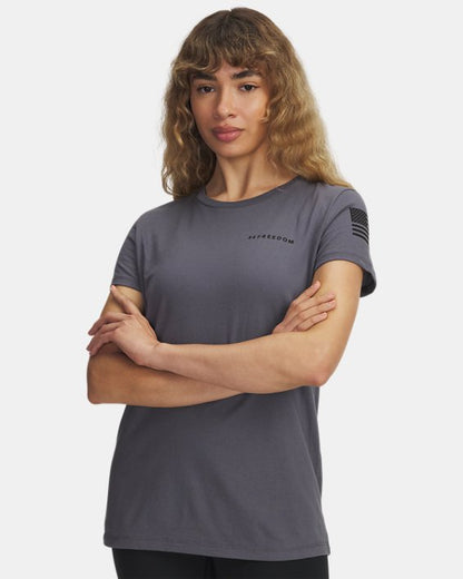 UA Freedom Banner Women's T Shirt