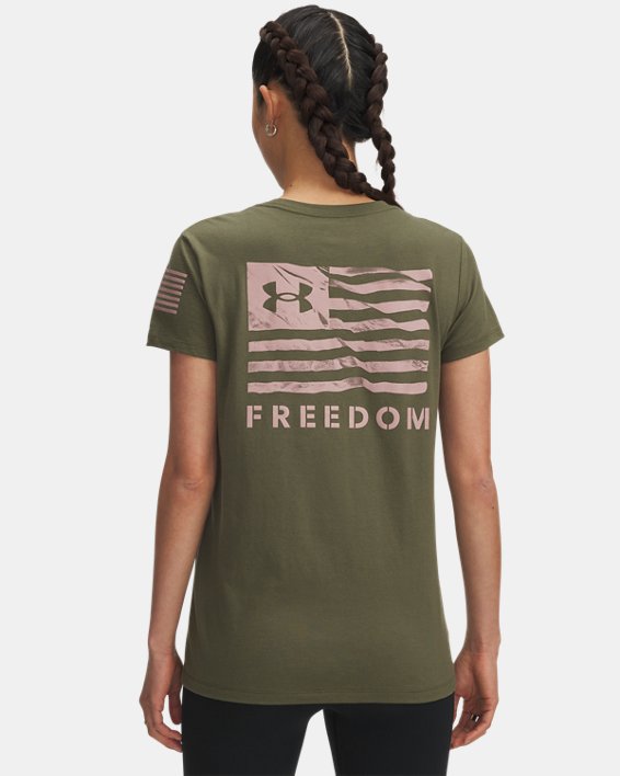 UA Freedom Banner Women's T Shirt