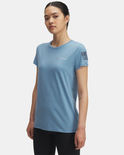 UA Freedom Banner Women's T Shirt