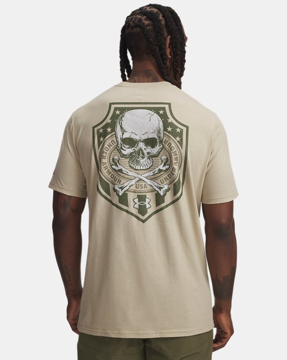 UA Freedom Military Skull Men's T Shirt