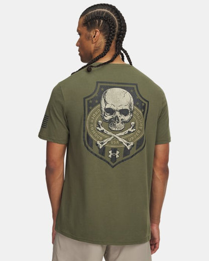 UA Freedom Military Skull Men's T Shirt