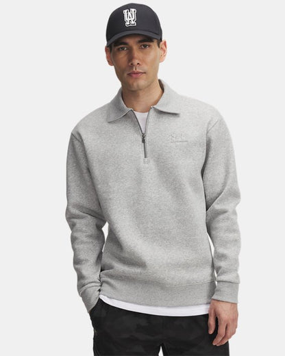 UA Icon Fleece Men's Collar Zip Top