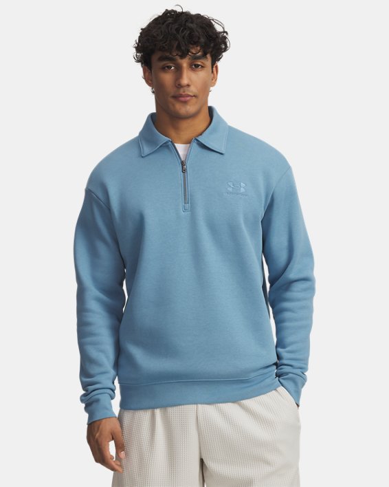 UA Icon Fleece Men's Collar Zip Top