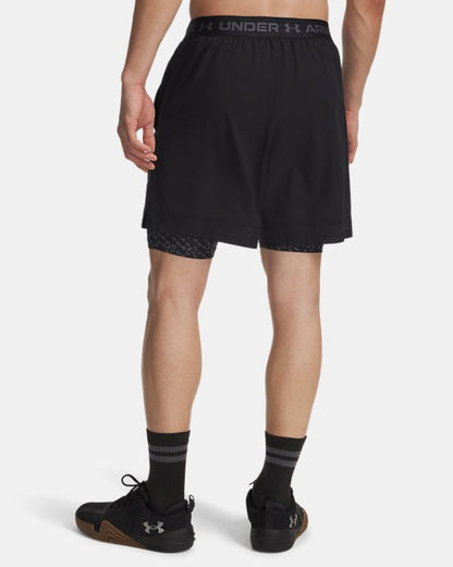 UA Vanish Woven Printed Men's 2 in 1 Shorts