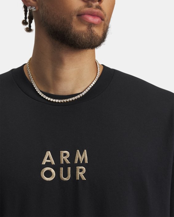 UA Armour Wordmark Heavyweight Men's Short Sleeve