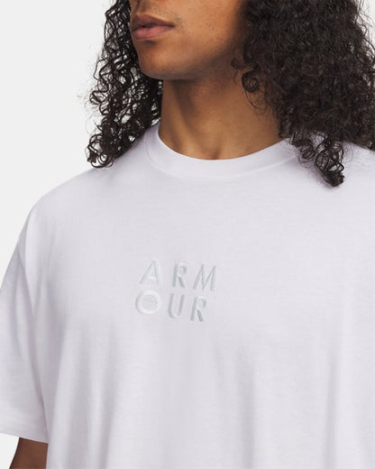 UA Armour Wordmark Heavyweight Men's Short Sleeve